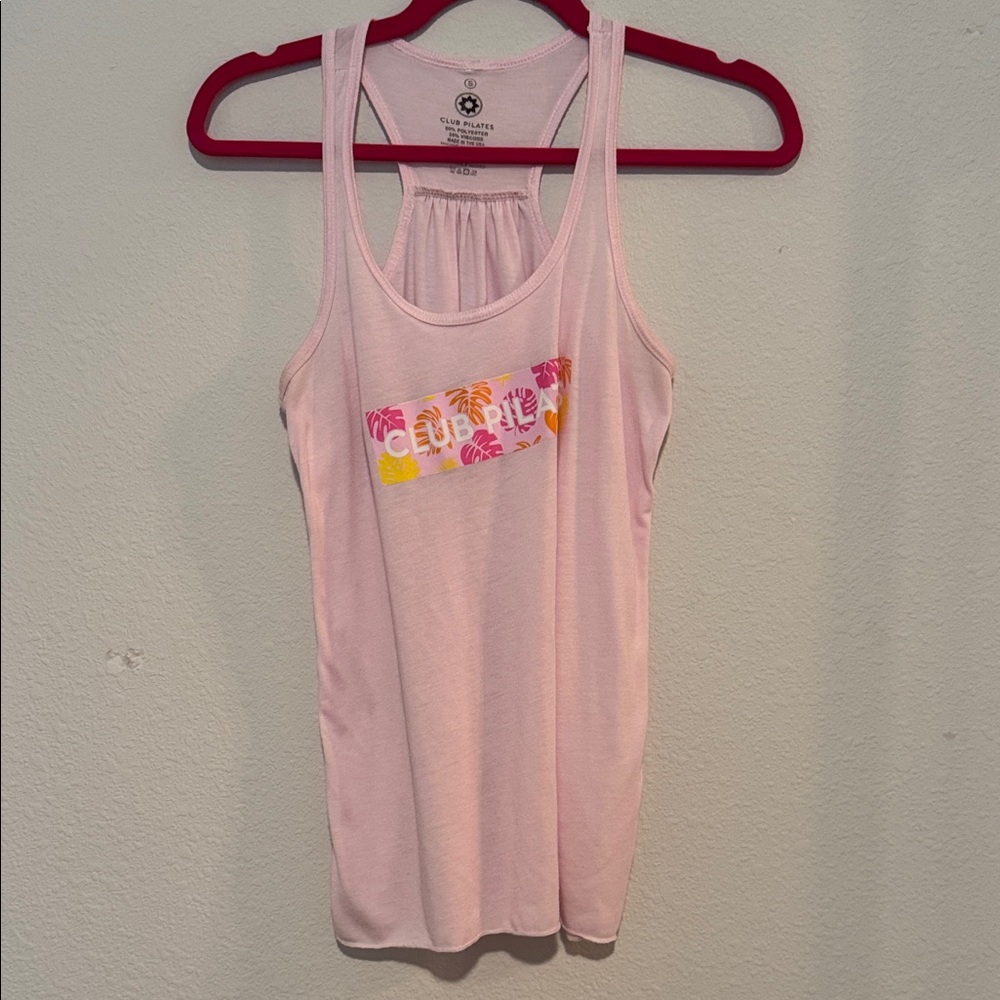 Club Pilates Fit Pink Tank Top